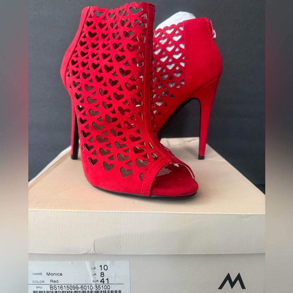 Monica Red Heel Size 10